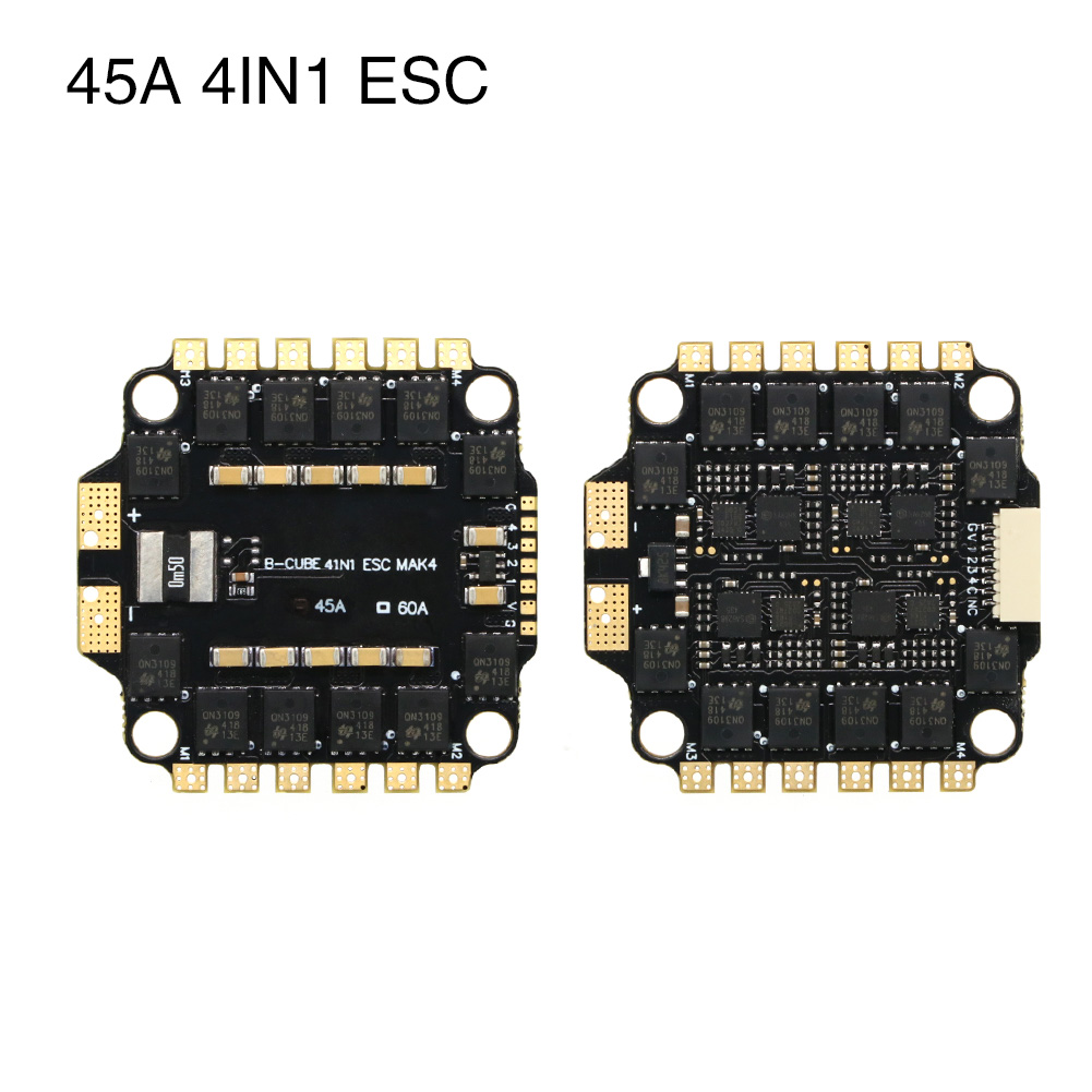 UAngel 4IN1 45A 60A ESC BLHELI - огляд і ціна Fpv Drone Esc