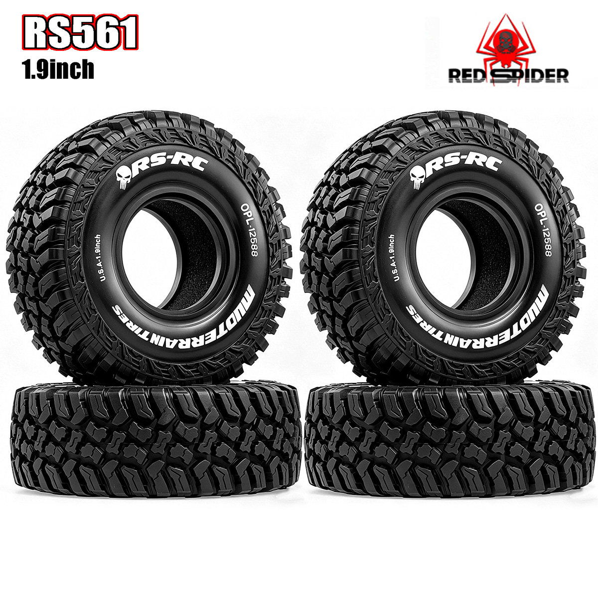 4PCS 120 MM 1.9