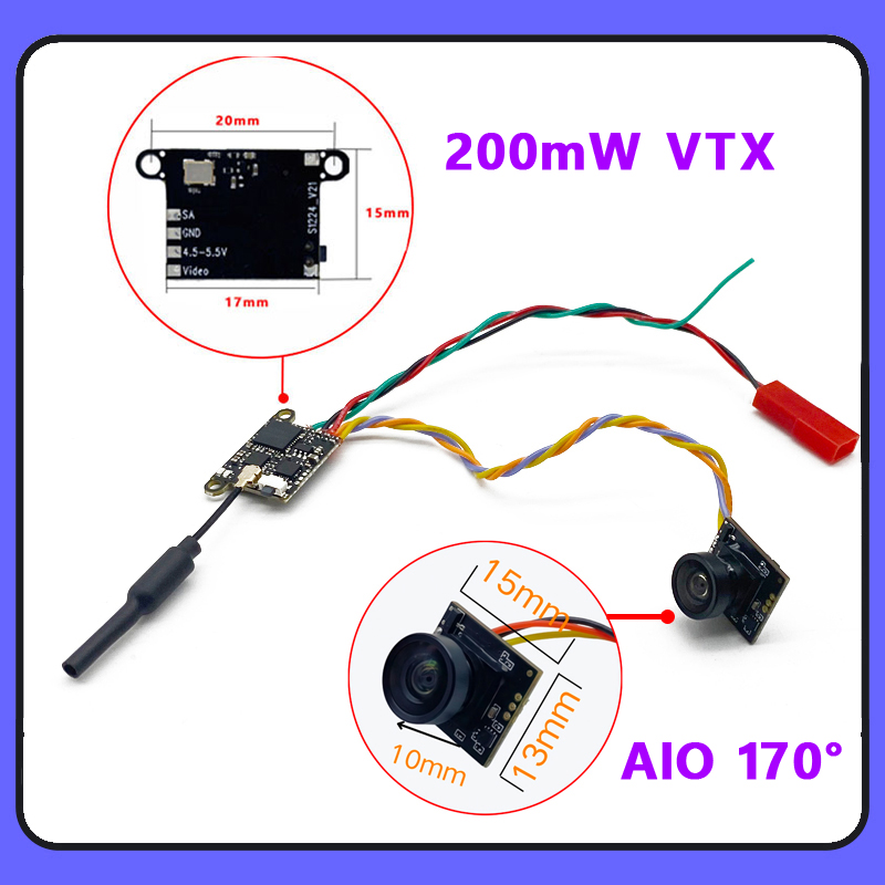 SLONWAKE 5.8G 1200TVL FPV Came - огляд і ціна Fpv Drone Camera